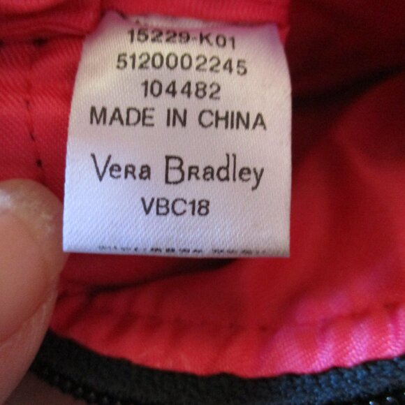 NWOT Vera Bradley Bold Paisley Quilted Zippered Coin Purse with Front Pocket - Picture 5 of 5